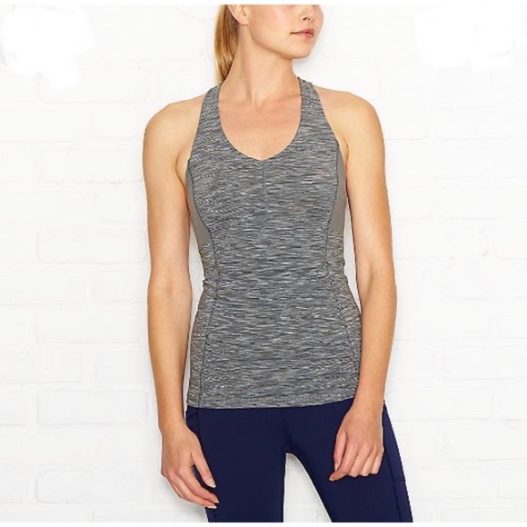 Lucy gray perfect core athletic tank top with built in bra - Picture 1 of 8